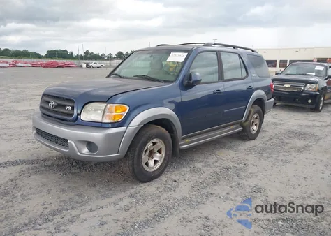 2002 Toyota Sequoia Sr5 V8 z USA, uszkodzony, nr VIN 5TDZT34A12S081559
